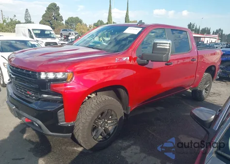2022 Chevrolet Silverado 1500 Ltd 4Wd Short Bed Lt Trail Boss из США, поврежденный, VIN 1GCPYFED4NZ220508